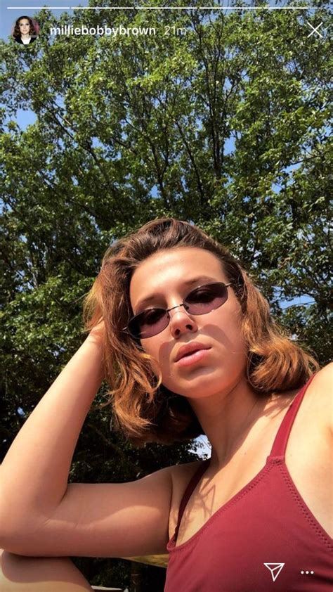 millie bobby brown hot pics|Millie Bobby Brown wows in stylish bikini during。